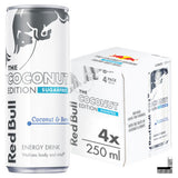 Red Bull Coconut Sugarfree energy drink 250ml 4-pack - British product