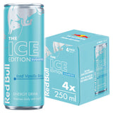 ASDA Red Bull Ice Edition Sugarfree Iced Vanilla Berry Energy Drink 250ml 4 Pack- Buy online at McGrocer