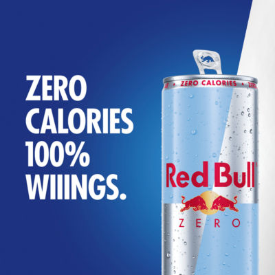 Red Bull Zero energy drink 250ml 8 pack (British brand)