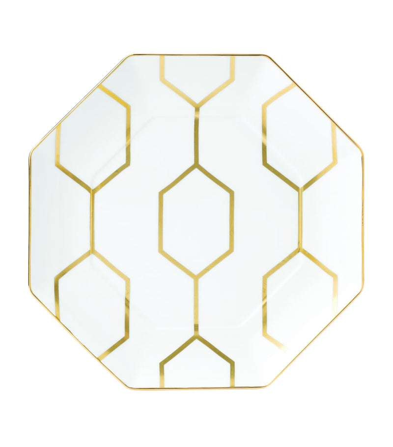 Wedgwood Gio Gold octagonal plate 23cm (British brand)