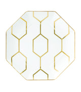 Wedgwood Gio Gold Octagonal Fine Bone China Plate (23cm)