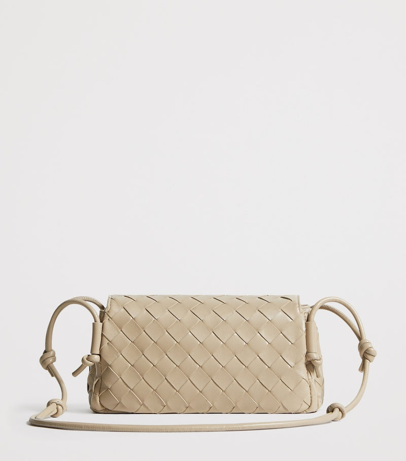 Bottega Veneta Notturno leather pouch, imported from the UK