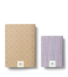 Papier Notes & Stripes notebook set with A5 and A6 sizes, imported from the UK