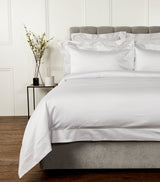 Harrods Super King Duvet Cover in Egyptian Cotton Sateen, 260cm x 220cm- Buy online at McGrocer