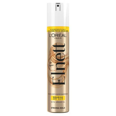 Superdrug L'Oréal Paris Elnett Nourishing Hårspray med Arganolje for tørt hår 200ml - Kjøp online hos McGrocer