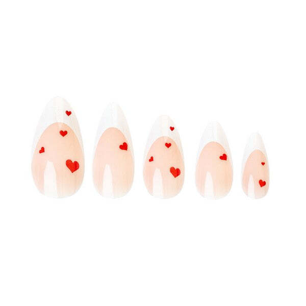 Nail HQ almond sweetheart French nails 24 pieces, imported from the UK
