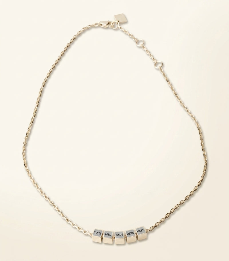Prada logo necklace (British brand)