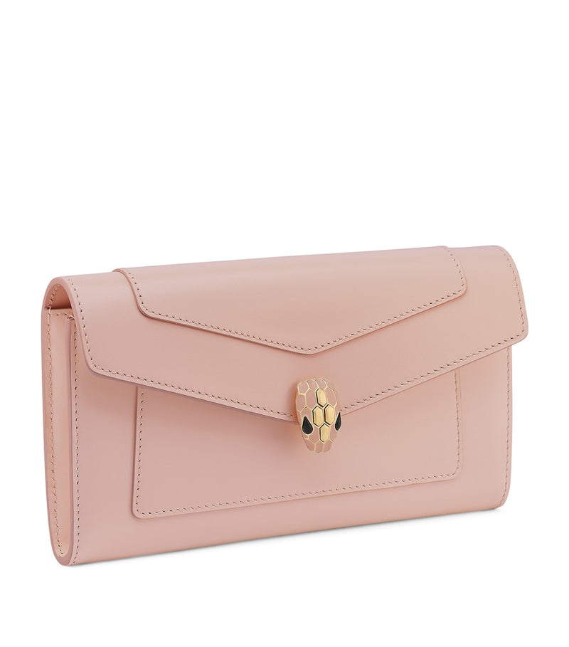 Bvlgari Serpenti Forever long wallet calfskin leather, UK version