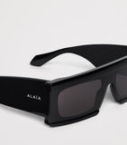 Alaïa Mask 99 acetate rectangle sunglasses - British product