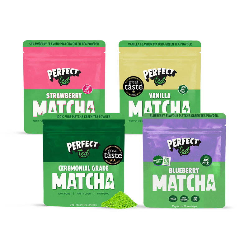 Perfect Ted Ultimate Matcha Bundle, imported from the UK