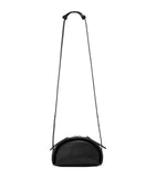 AllSaints Rosalie Arc cross-body bag in calfskin leather, imported from the UK