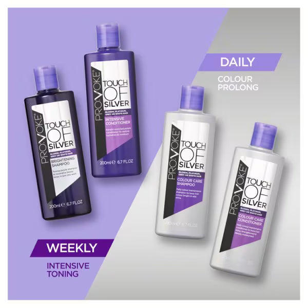 Provoke Touch of Silver shampoo 400ml, imported from the UK
