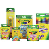 Crayola 70 piece stationery set with crayons, pencils, markers (British brand)