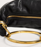 Chloé small leather top-handle bracelet bag, UK version