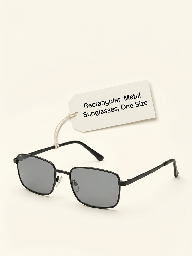 Prada rectangular sunglasses black grey, UK version