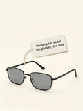 Prada rectangular sunglasses black grey, UK version