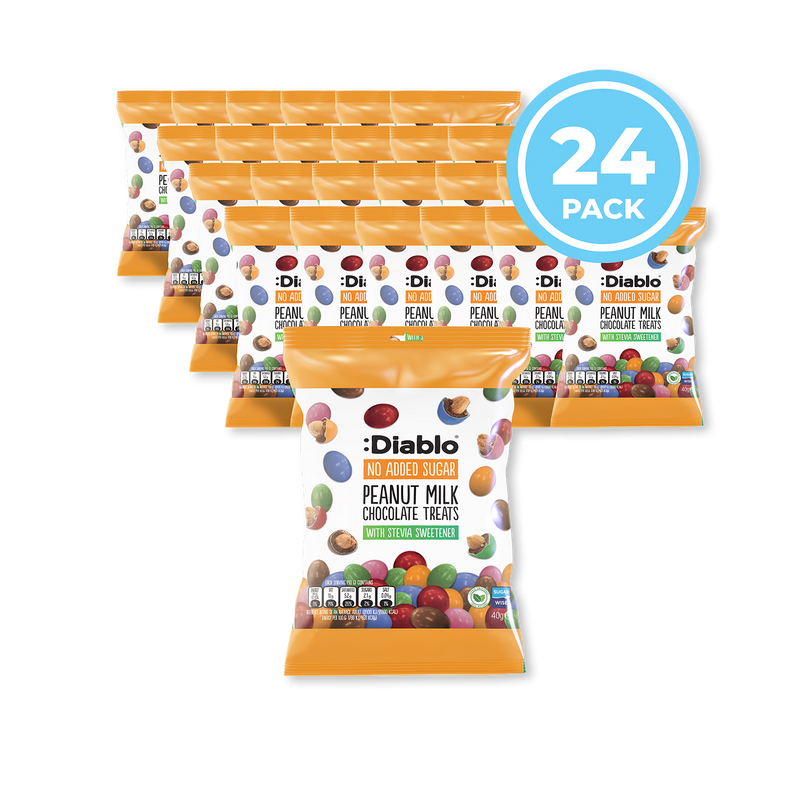 Diablo no added sugar chocolate peanut treats 40g - British product