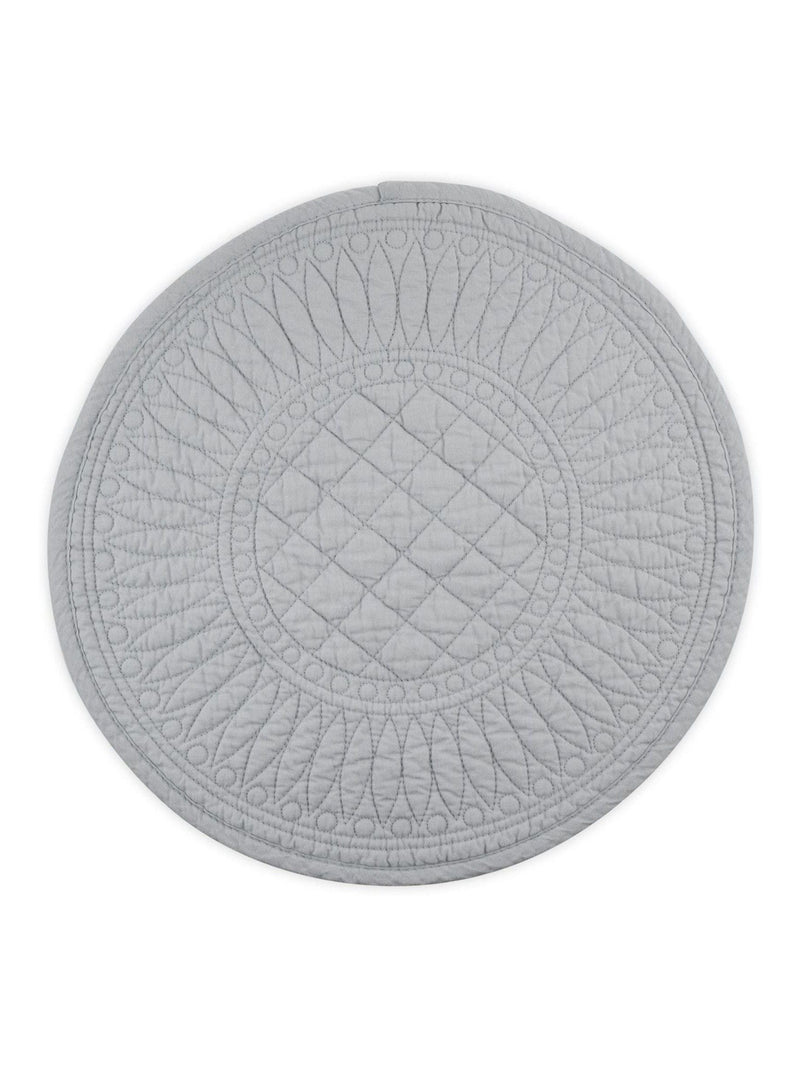 Mary Berry Grey Signature Cotton placemat 32.5cm, imported from the UK