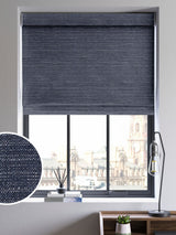 Next Voyage Maison Jasper Indigo Blue Roman Blind- Buy online at McGrocer