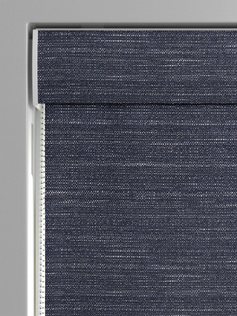 Voyage Maison indigo blue Roman blind, imported from the UK