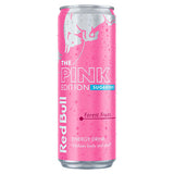 Red Bull Pink Edition Sugarfree Forest Fruits energy drink 355ml (British brand)