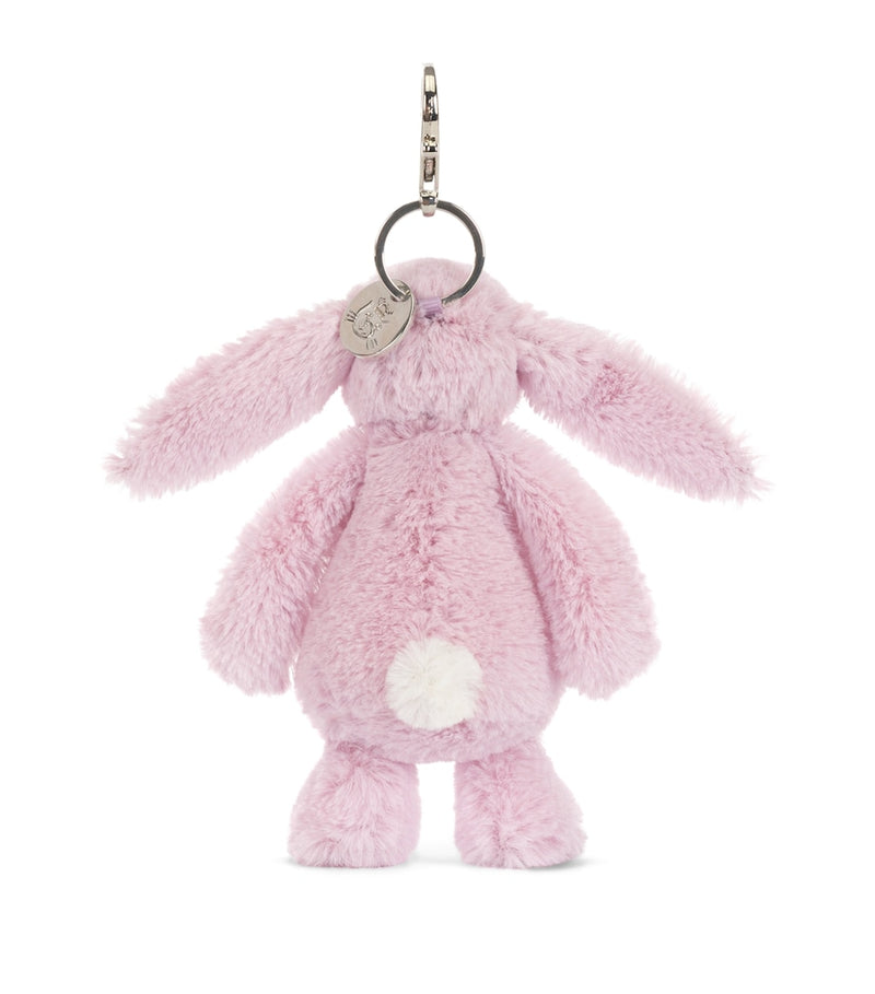 Jellycat Thistlepop Blossom Bunny bag charm, imported from the UK