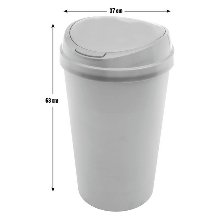 Curver kitchen bin silver 45 litre - British product
