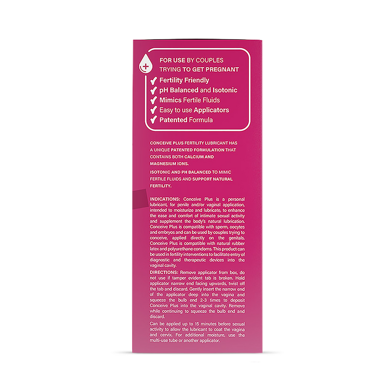 Conceive Plus fertility lubricant pre-filled applicators 32g (British brand)