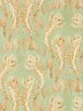 Sanderson Green Voyaging Koi wallpaper 10.05m - British product