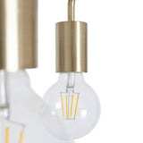 Argos Home Rayner brass flush ceiling light with 3 bulbs 17.3cm drop (British brand)
