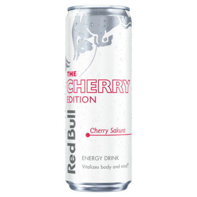 Red Bull energy drink Spring Edition Cherry Sakura 355ml, UK version