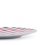 Prada Triangles charger plate 28cm, imported from the UK