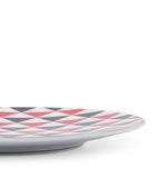 Prada Triangles charger plate 28cm, imported from the UK