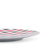 Prada Triangles charger plate 28cm, imported from the UK