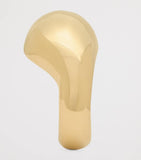 Saint Laurent brass teardrop dome cuff, UK version