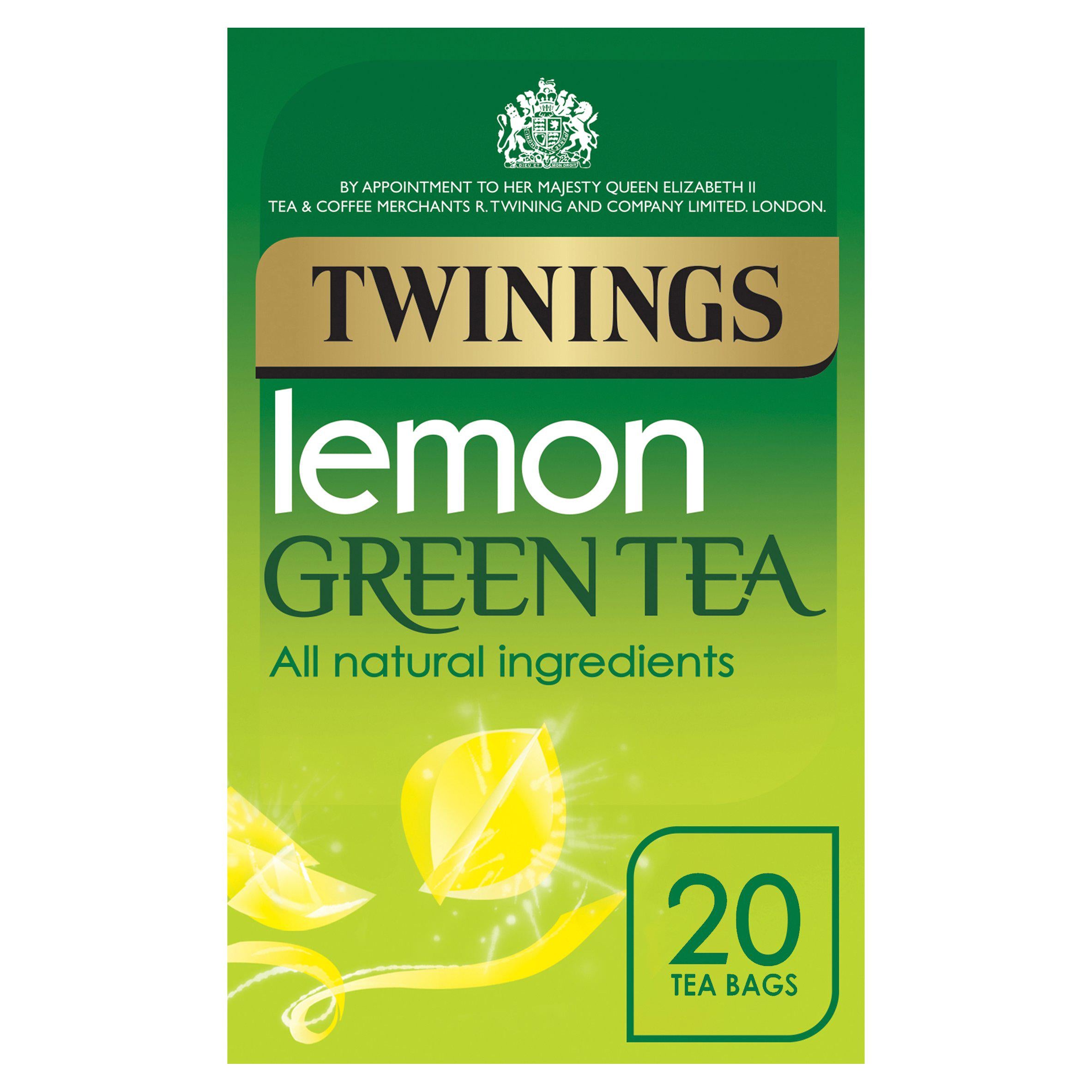 Twinings Lemon Green Tea, 20 Tea Bags All tea Sainsburys