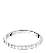 Harrods Boucheron Mini Platinum Clou de Paris Wedding Band- Buy online at McGrocer