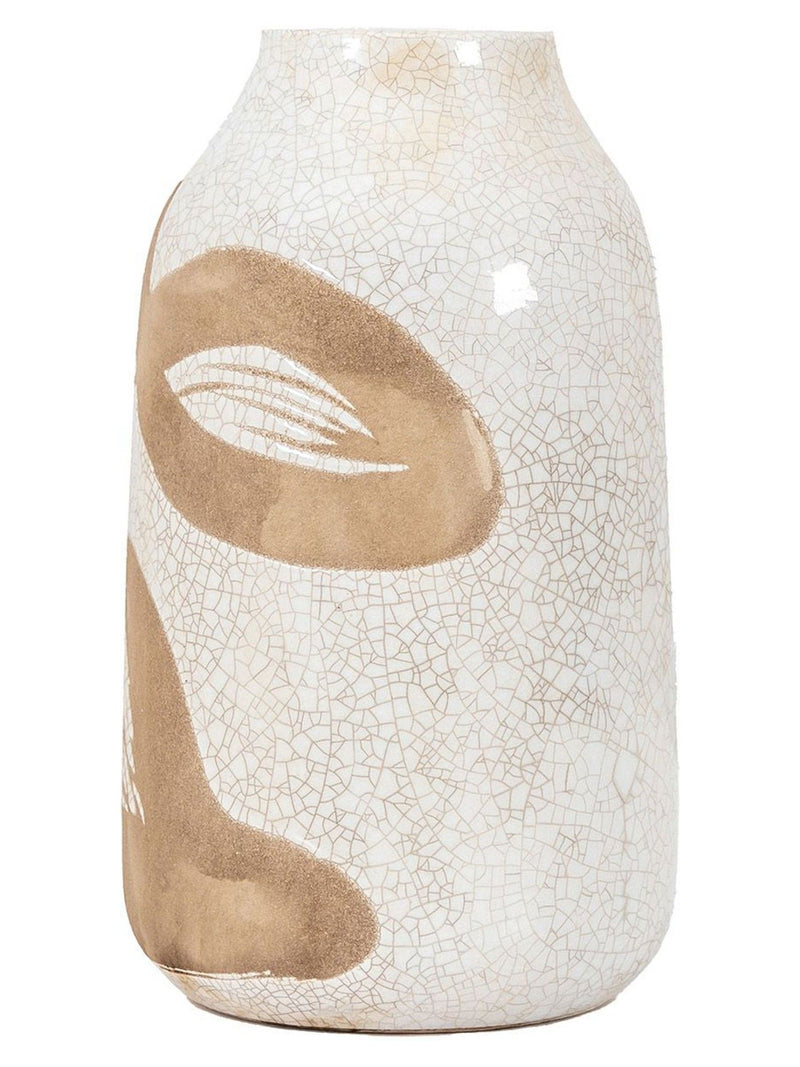Gallery Home brown reactive taft small vase, UK version