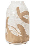 Gallery Home brown reactive taft small vase, UK version