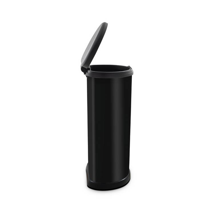 Curver touch top kitchen bin 40L black, imported from the UK