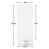 Argos Home opal glass touch table lamp H23.5cm (British brand)
