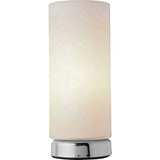 Argos Home opal glass touch table lamp H23.5cm (British brand)