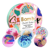 Superdrug Bomb Cosmetics Bath Bomb Blasters Gift Set Paint The Rainbow 6 x Bath Bombs- Buy online at McGrocer