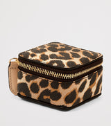 Harrods Smythson Panama Leather Leopard Print Trinket Case- Buy online at McGrocer
