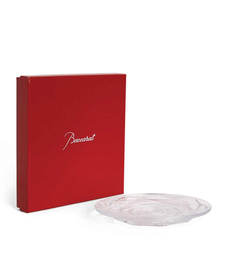 Baccarat Swing crystal plate 13cm - British product