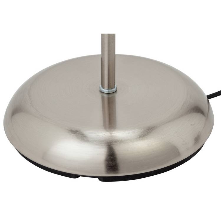 Argos Home torchiere uplighter brushed chrome, UK version