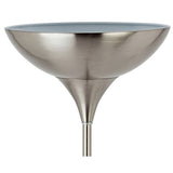 Argos Home torchiere uplighter brushed chrome, UK version