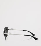 Dolce&Gabbana crystal-embellished visor sunglasses rectangular (British brand)