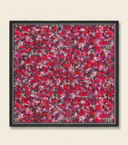 Givenchy silk floral print square shawl 90cm, imported from the UK