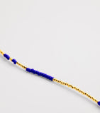 Anni Lu gold-plated beaded asymmetrical bracelet (British brand)